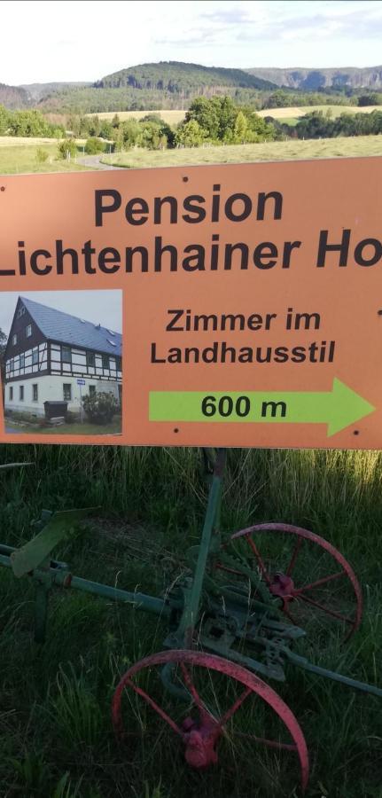 Lichtenhainer Hof Lichtenhain  Buitenkant foto